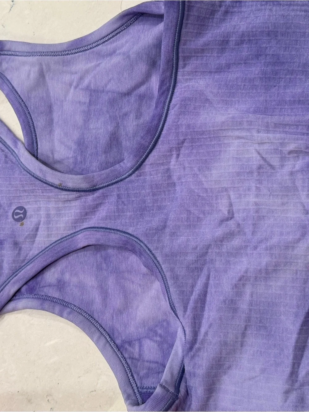 Lululemon Purple Ribbed Racerback Tank Top